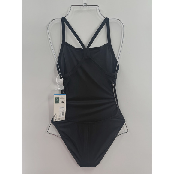 ARENA Women's Sports Team Swimsuit Solid Challenge Back, Black/White USA-32 READ - Picture 2 of 16